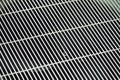 Metal grating of condensing unit Royalty Free Stock Photo