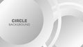 Metal grayscale dynamic circle abstract background