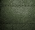 Metal green military background