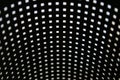 Black metal grid background with symetrical pattern Royalty Free Stock Photo