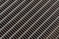 Metal grid floor texture. Royalty Free Stock Photo