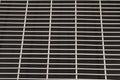 Metal grill on black background Royalty Free Stock Photo