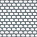 Metal Grill Seamless Pattern, light blue, horizontal rectangular, rounded corners holes Royalty Free Stock Photo