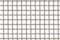 Metal grille. Wire fence isolated on white background. Steel, iron, metal mesh on a white background, a square cell