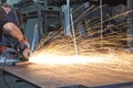 Metal grinding Royalty Free Stock Photo