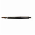 Metal Handle Pen On White Surface: Dark Gray And Bronze Design