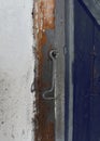 Metal hook on the door