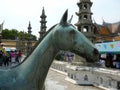 Metal Horse Art Piece in Bangkok Thailand