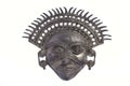 Metal Inca Sun God Mask Royalty Free Stock Photo