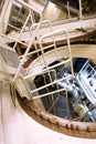 Metal industrial mazes in the Nuclear Power Plant