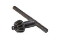 Metal key for the drill spindle. Accessories used to assemble drills Royalty Free Stock Photo