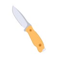 metal knife camping cartoon vector illustration Royalty Free Stock Photo