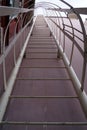 Metal ladder to the roof Royalty Free Stock Photo