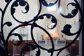 WARSAW, POLAND - MAY 12, 2012: Metal lattice as part of interior of the St. Kazimierz Church