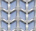 Metal Lattice, Vector Seamless Pattern. Royalty Free Stock Photo