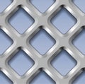 Metal Lattice, Vector Seamless Pattern. Royalty Free Stock Photo