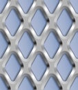 Metal Lattice, Vector Seamless Pattern.