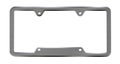 Metal license plate frame