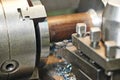 Metal machining by turning on lathe