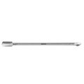 Metal manicure and pedicure cuticle pusher