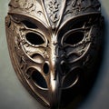 metal mask illustration