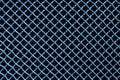 metal mesh or aluminum grid on black background Royalty Free Stock Photo