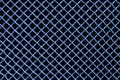 Metal mesh or aluminum grid on black background Royalty Free Stock Photo