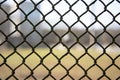 Metal mesh rabitz on nature outdoor industrial protection