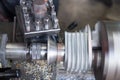 Metal milling machine Royalty Free Stock Photo