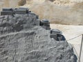 Model of Masada fortress in Israel