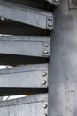 Metal modern spiral staircase Royalty Free Stock Photo
