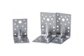 Metal mounting brackets Royalty Free Stock Photo