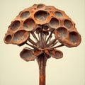 Metal Mushroom Sculpture - Unique Artwork for Indoors and Outdoors