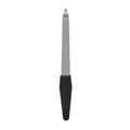 Metal nail file on a white background isolated. Manicure and pedicure tool. For beauty salon and online store.