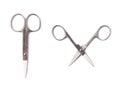 Metal nail scissors isolated Royalty Free Stock Photo