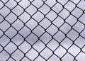 Metal net of grids - industrial pattern