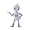 Metal Nick Chopper as Fairy Tale Character Vector Illustration Royalty Free Stock Photo