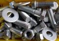 Metal nuts and bolts