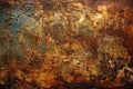 metal old grunge copper bronze rusty texture, gold background effect. Royalty Free Stock Photo