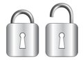 Metal padlock Royalty Free Stock Photo