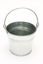Metal pail, Bucket on a white background
