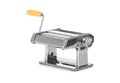 Metal pasta machine on white background Royalty Free Stock Photo
