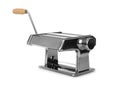 Metal pasta machine on white background Royalty Free Stock Photo