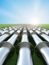 Metal pipeline