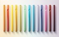 metal and plastic drinking straws realistic vector Generative AI