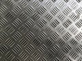 Metal plate floor tiles anti slip texture. Royalty Free Stock Photo