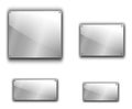 Metal plates set Royalty Free Stock Photo