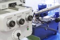 Metal processing machine. CNC metalworking milling machine