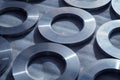 Metal flange ring Royalty Free Stock Photo