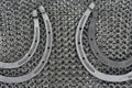 Metal products blacksmith - Military chainmail and horseshoe
